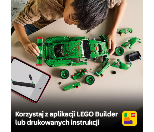 LEGO TECHNIC 42224 Samochód porsche 911 gt3 r rexy ao racing - 1473451 - zdjęcie 8